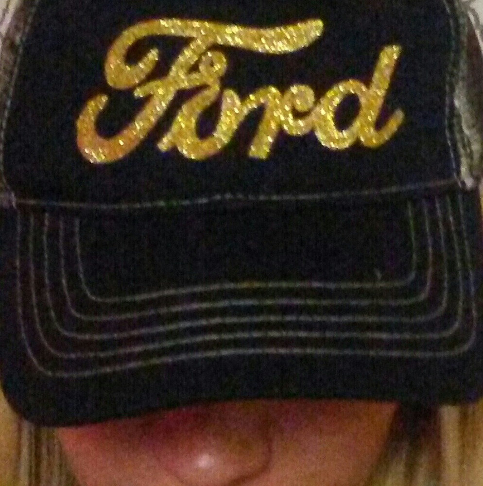 Glitter Camo Ford Hat